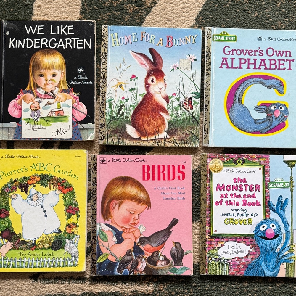 Vintage The Little Golden books “Collection for Kids 1961 and newer